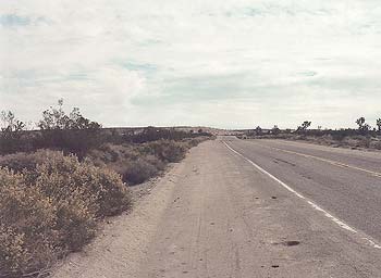 Looking southeast on Kelbaker Road